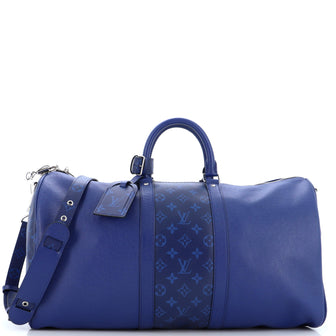 Louis Vuitton Keepall Bandouliere Bag Monogram Taigarama 50
