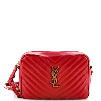Saint Laurent Lou Camera Bag Matelasse Chevron Leather Small