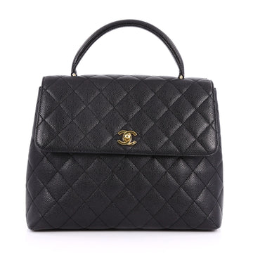 Chanel Vintage Classic Top Handle Flap Bag Quilted 2583402