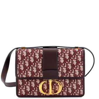 Christian Dior 30 Montaigne Flap Bag Oblique Canvas