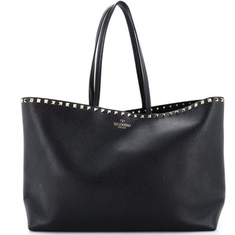 Valentino Garavani Rockstud Shopper Tote Leather Large