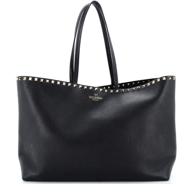 Valentino Garavani Rockstud Shopper Tote Leather Large