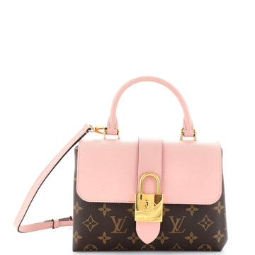 Louis Vuitton Locky Handbag Monogram Canvas with Leather BB