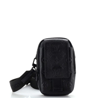 Louis Vuitton Double Phone Pouch NM Monogram Shadow Leather