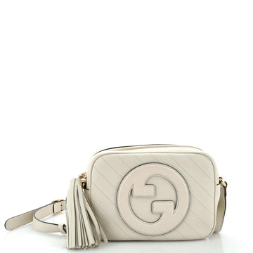 Gucci Blondie NM Camera Shoulder Bag Diagonal Quilted Leather Small