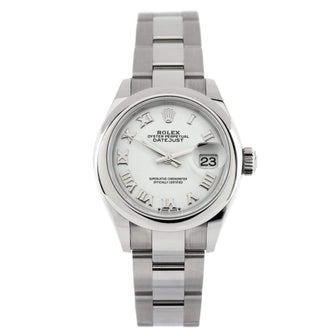 Rolex Oyster Perpetual Datejust Automatic Watch Stainless Steel 28