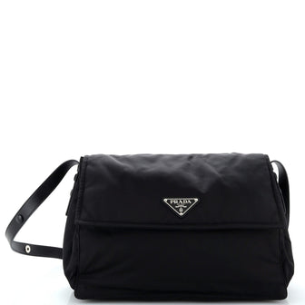 Prada Padded Flap Shoulder Bag Re-Nylon Large