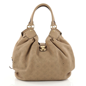 Louis Vuitton L Hobo Mahina Leather Brown 2584202