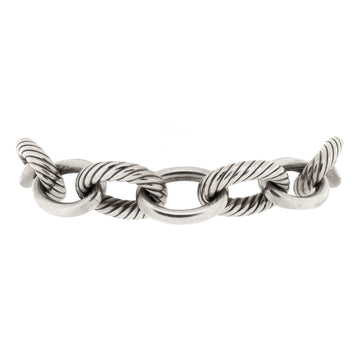 David Yurman Oval Link Bracelet Sterling Silver XL