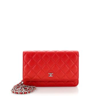 Chanel Wallet on Chain Quilted Caviar