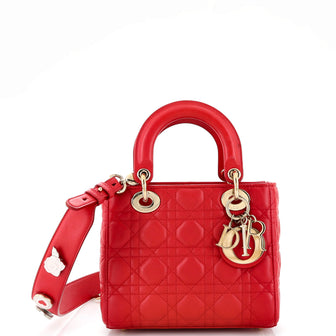 Christian Dior My Lady Dior Bag Cannage Quilt Lambskin