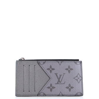 Louis Vuitton Coin Card Holder Monogram Taigarama