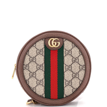 Gucci Ophidia Round Backpack GG Coated Canvas Mini