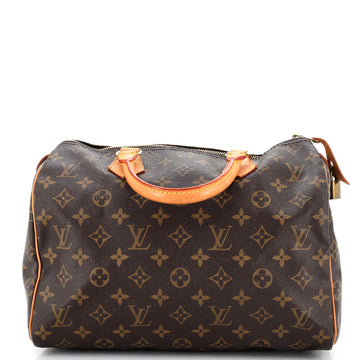 Louis Vuitton Speedy Handbag Monogram Canvas 30