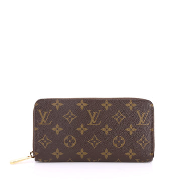 Louis Vuitton Zippy Wallet Monogram Canvas Brown 2584501