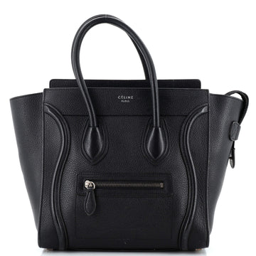 Celine Luggage Bag Grainy Leather Micro