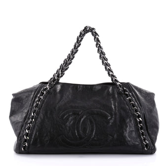 Chanel Modern Chain Tote Caviar East West Black 2585001