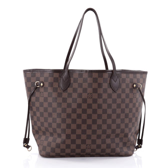 Louis Vuitton Neverfull Tote Damier MM Brown 2585202