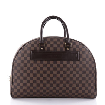 Louis Vuitton Nolita Handbag Damier 24 Heures Brown 2585203