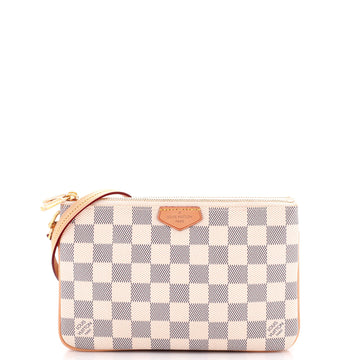 Louis Vuitton Double Zip Pochette Damier