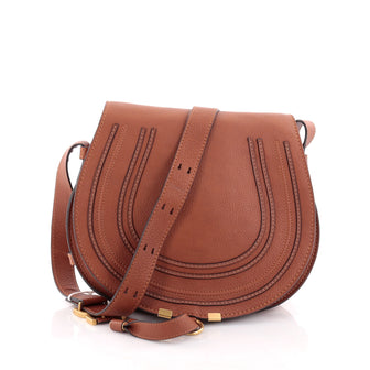 Chloe Marcie Crossbody Bag Leather Medium Brown 2585303