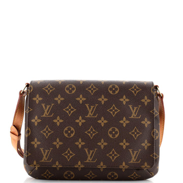 Louis Vuitton Musette Tango Handbag Monogram Canvas