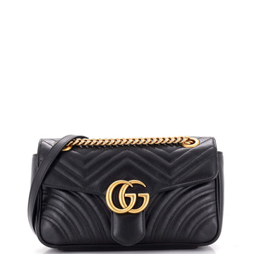 Gucci GG Marmont Flap Bag Matelasse Leather Small