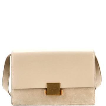Saint Laurent Bellechasse Shoulder Bag Suede and Leather Medium