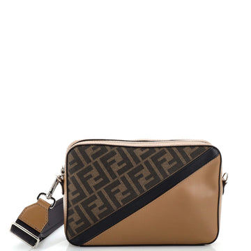 Fendi Camera Case Bag Zucca Coated Canvas and Leather Small