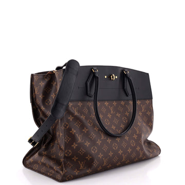 Louis Vuitton City Steamer Handbag Monogram Canvas XXL