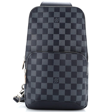 Louis Vuitton Avenue Sling Bag Damier Infini Leather