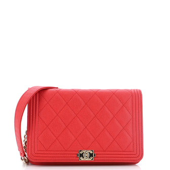 Chanel Wallet on Chain Quilted Caviar
