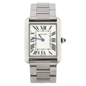 Cartier Tank Solo Quartz Watch Stainless Steel 27