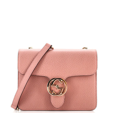 Gucci Interlocking Shoulder Bag (Outlet) Leather Small