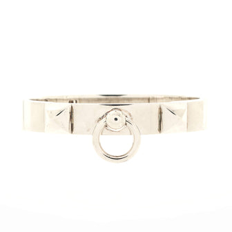 Hermes Collier de Chien Bracelet Sterling Silver MM