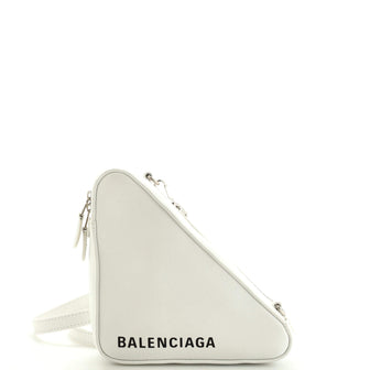 Balenciaga Triangle Chain Crossbody Bag Leather Small