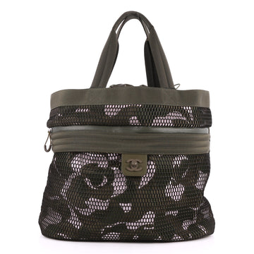 Chanel Sporty Shopping Tote Printed Neoprene with Mesh 2586901