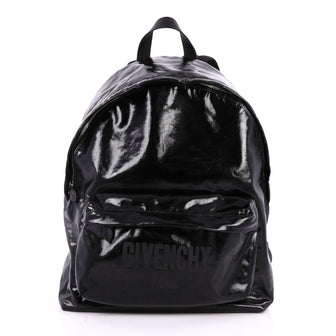 Givenchy Ci Backpack Coated Canvas Black 2586902