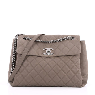 Chanel Lady Pearly Flap Bag Quilted Matte Caviar Large 2586903