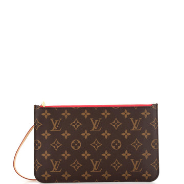 Louis Vuitton Neverfull Pochette Monogram Canvas Large