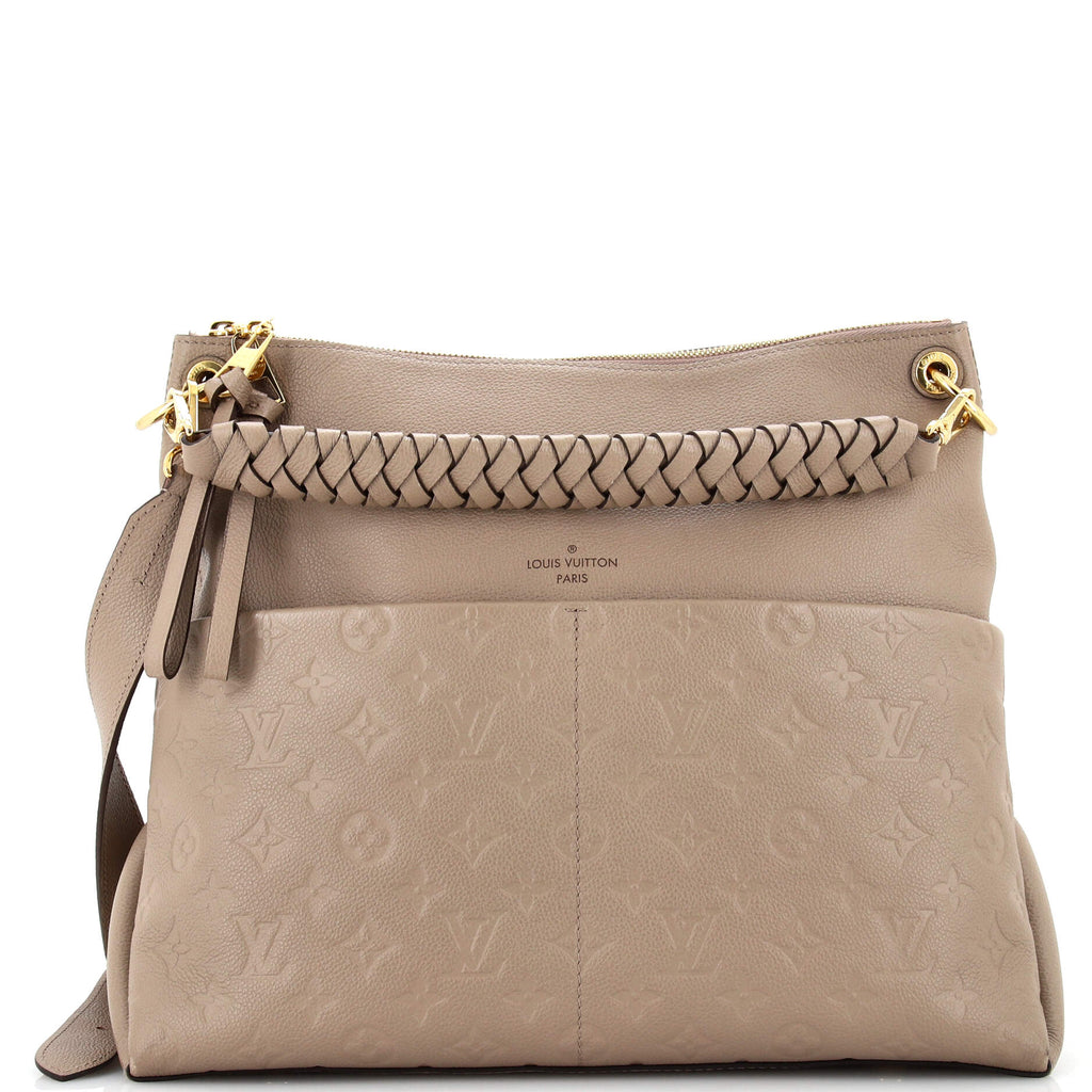 Louis Vuitton Maida Handbag Monogram Empreinte Leather Neutral 2587331