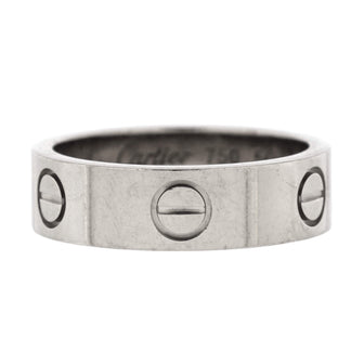 Cartier Love Band Ring 18K White Gold