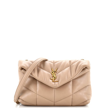 Saint Laurent Loulou Puffer Shoulder Bag Quilted Leather Mini