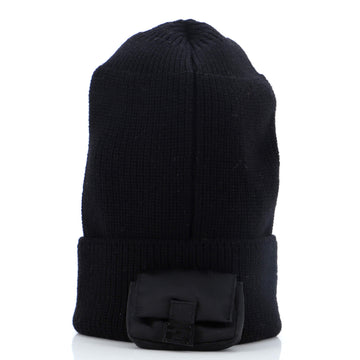 Fendi Baguette Beanie Knit Wool and Nylon