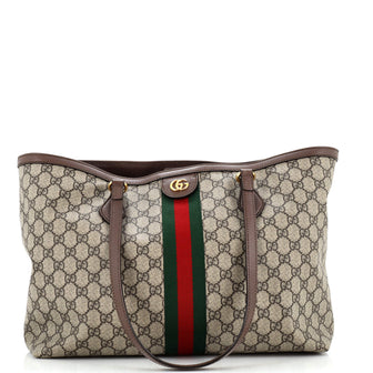 Gucci Ophidia Shopping Tote GG Coated Canvas Medium