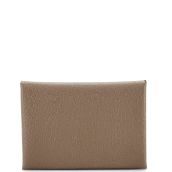Hermes Calvi Duo Card Holder Chevre Mysore