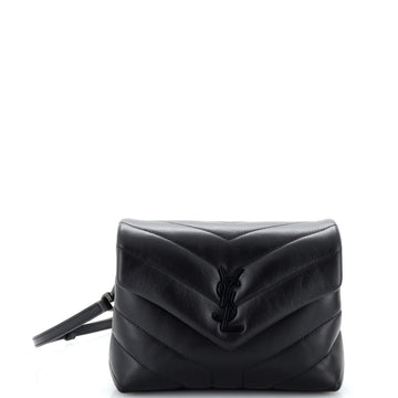 Saint Laurent Loulou Shoulder Bag Matelasse Chevron Leather Toy