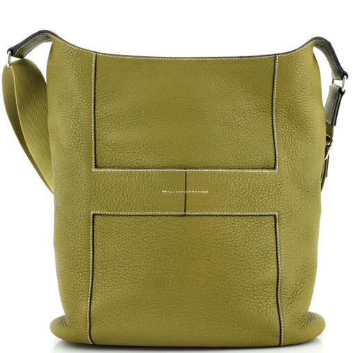 Hermes Sac Good News Bag Leather GM Green 2591551