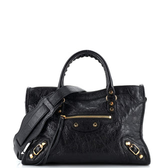 Balenciaga City Classic Studs Bag Leather Small