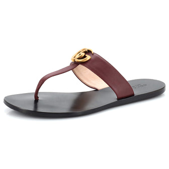 Gucci Women's GG Marmont Sandals Leather
